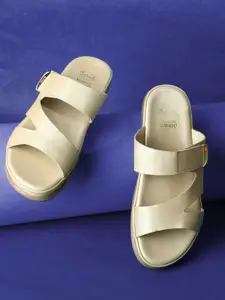 Scholl Women Open Toe Flats