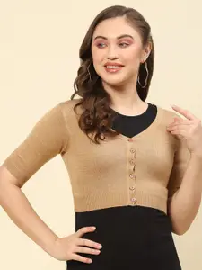 Monte Carlo Women Woollen Crop Pullover