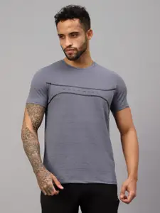 VECTOR X Men Typography Printed Round Neck T-Shirt