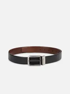 Peter England Men Tang Closure Textured Reversible Formal Belt