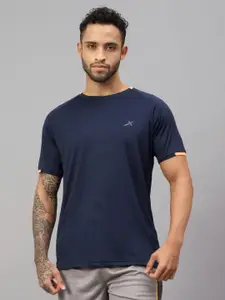 VECTOR X Men Solid Round Neck T-Shirt