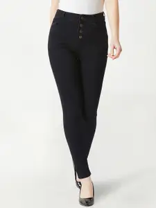 Miss Chase Women Skinny Fit High Rise Regular Length Stretchable Denim Jeans