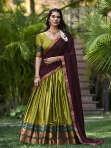 LOOKNBOOK ART Ready to Wear Lehenga & Unstitched Blouse With Dupatta