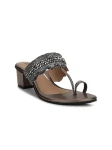 Bata Embellished One Toe Heels