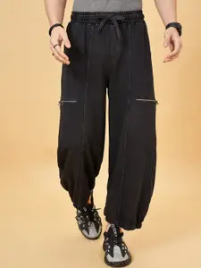 Street 808 by Pantaloons Men Pure Cotton Relaxed-Fit Joggers