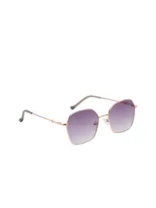 KOSCH ELEMENTE Women Oversized Sunglasses with UV Protected Lens KST 23851 C2-Rose Gold