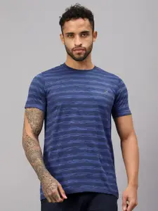 VECTOR X Men Striped Round Neck T-Shirt