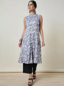 Soch Floral Printed Sleeveless A Line Kurta