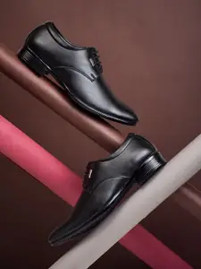 HikBi Men Leather Formal Derbys