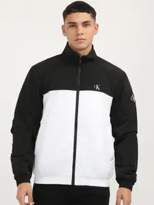 Calvin Klein Jeans Men Colourblocked Crop Sporty Jacket