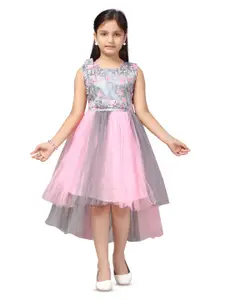 BAESD Girls Net Fit & Flare Dress