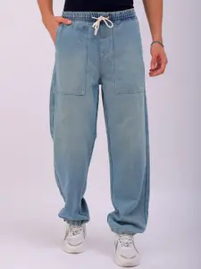 The Indian Garage Co Men Solid Mid-Rise Relaxed Fit Jeans