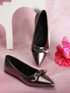 DressBerry Women Ballerinas with Bows Flats