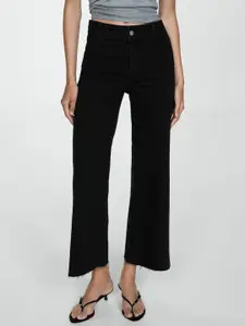 MANGO Women High-Rise Stretchable Culotte Jeans