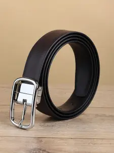 WINSOME DEAL  Men Tang Closure Textured Formal Belt