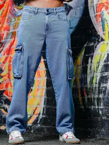 The Roadster Lifestyle Co Pure Cotton Cargo Jeans