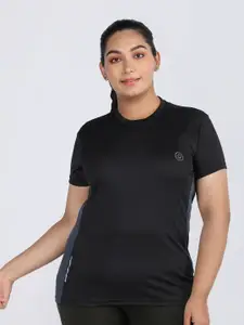 CHKOKKO Women Solid Round Neck T-Shirt