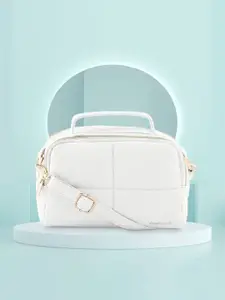 Fastrack PU Bucket Satchel with Quilted