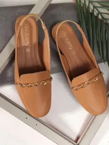 DressBerry Women Western - Embellished Mules Flats