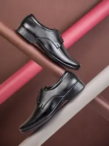 HikBi Men Leather Formal Derbys