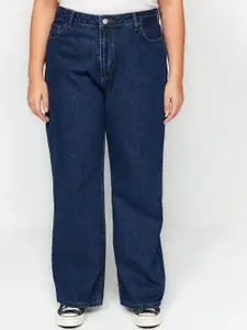 Trendyol Women Straight Fit Cotton Jeans