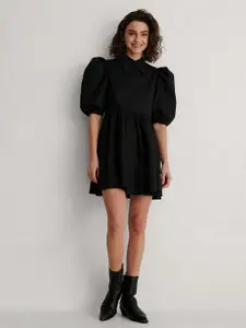 Roadster Georgette Solid Short A Line Dress