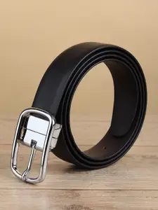 WINSOME DEAL Men Tang Closure Textured Casual Belt