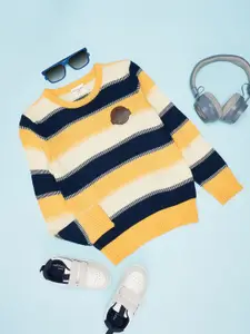 Pantaloons Junior Boys Striped Pullover