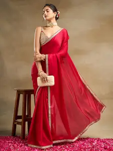 kasee Embroidered Silk Blend Saree