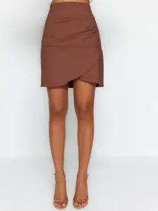 Trendyol Solid A-Line Skirt
