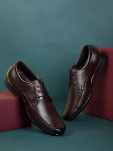 HikBi Men Lace Up Leather Formal Shoes