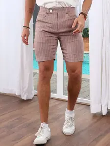 Campus Sutra Men Linen Shorts