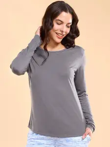 Enamor Relaxed Fit Cozy T-Shirt-E309