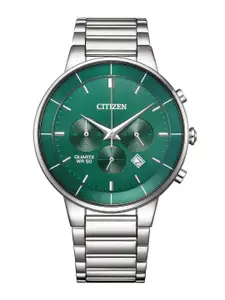 Citizen Men Dial & Bracelet Style Straps Analogue Chronograph Watch AN8220-52X