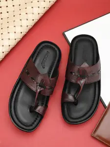 IMCOLUS Men Leather Comfort Sandals