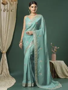 Saree mall Embellished Gotta Patti Satin Sarees