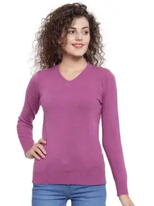 Global Republic Women Solid V-Neck Top