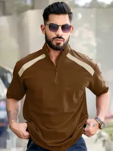 Maniac Men Henley Neck Pockets T-shirt