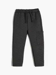 Koton Boys Checked Mid Rise Joggers