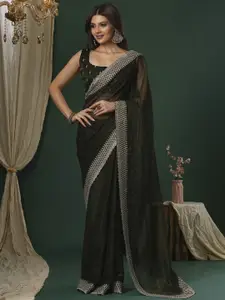 Saree mall Embellished Beads and Stones Saree
