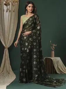 Saree mall Ethnic Motifs Sarees With Blouse Piece