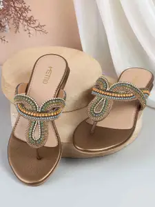 Metro Embellished Block Sandals