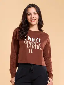 Enamor Graphic Drop Shoulder Cotton Terry Sweatshirt-E9G2