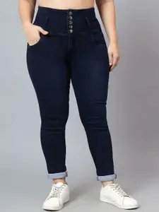 Nifty Women Plus Size Skinny Fit High-Rise Stretchable Jeans