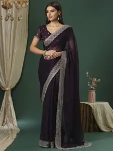 Saree mall Embellished Beads and Stones Saree