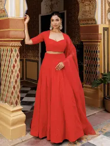 Ragavi Ready to Wear Chikankari Lehenga & Blouse With Dupatta