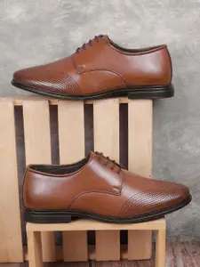 Metro Men Textured Formal Brogues