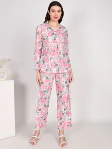 aaivan Printed Top With Trousers