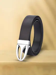 WINSOME DEAL Push Pin Closure Textured Formal Belt