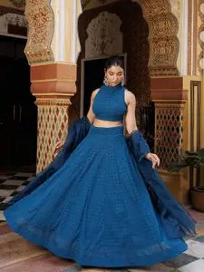 Ragavi Embroidered Ready to Wear Lehenga & Blouse With Dupatta